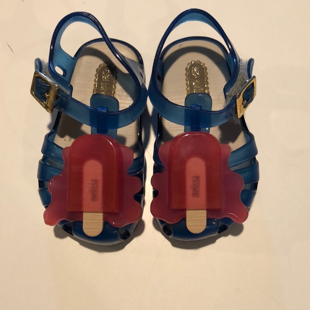 EUC Mini Melissa Popsicle Fishermen Jelly’s sz 5